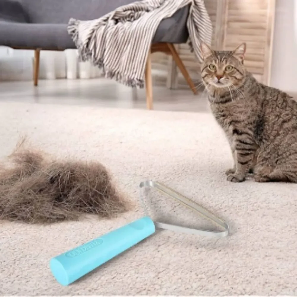 Pet Hair Remover New Fabric Edge and Carpet Scraper Pet Supplies